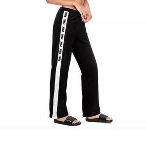Victoria’s Secret Pink Sweat Pants black and white